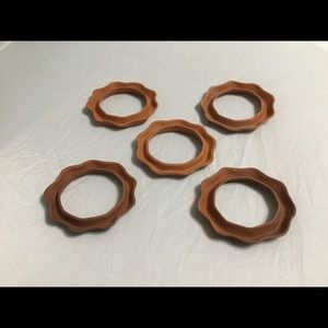 Terra Cotta Oil Ring - Set of 5 Bundle